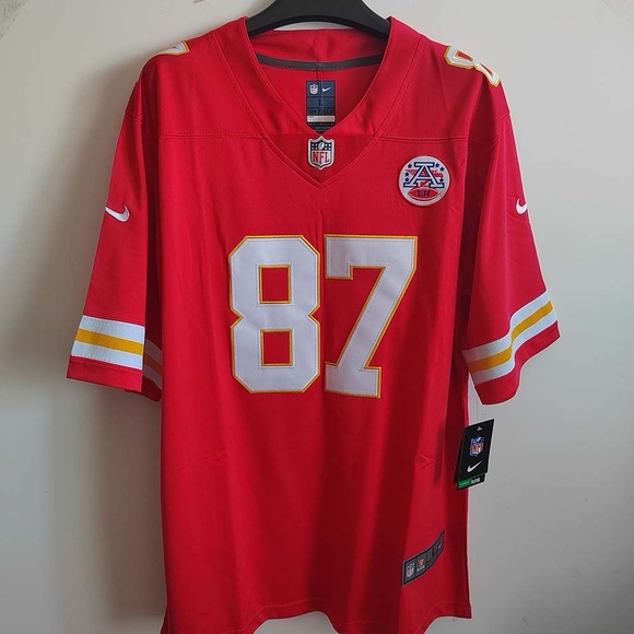 NFL Kansas City Chiefs Travis Kelce #87 Jersey Red